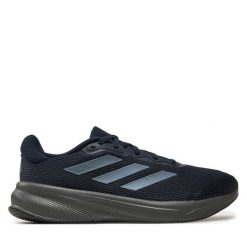 Buty do biegania adidas. Niebieskie buty do biegania Adidas, bez wzorów, bez zapięcia, do biegania. Za 209.99 zł.