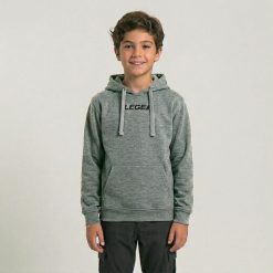 Junior Bluza Spalato z kapturem Szary Melanż. Czarne bluzy z kapturem Legea, xs, bez wzorów, z bawełny, z kapturem. Za 180.00 zł.