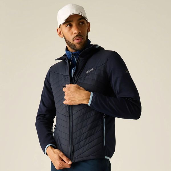 Męska kurtka Andreson Marl Hybrid. Niebieskie kurtki Regatta, m, bez wzorów, z materiału, z kapturem. Za 345.00 zł.