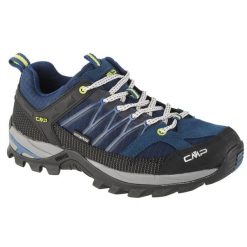 Buty trekkingowe męskie CMP Rigel Low. Czarne buty trekkingowe CMP, bez wzorów, z materiału, bez zapięcia, trekkingowe. Za 319.99 zł.