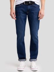 BIG STAR Dżinsy - Slim fit - w kolorze granatowym rozmiar: W30/L32. Niebieskie jeansy BIG STAR, l. Za 184.95 zł.