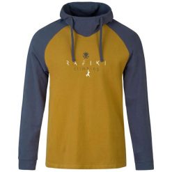 Bluza z kapturem Rafiki Traverse. Żółte bluzy RAFIKI, bez wzorów, z kapturem. W wyprzedaży za 342.00 zł.