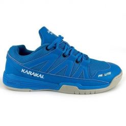Buty do squasha i badmintona męskie Karakal KF Prolite Court. Niebieskie buty sportowe casual KARAKAL, bez wzorów, z materiału, bez zapięcia. Za 633.00 zł.