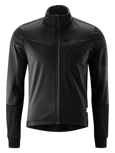 Gonso Softshellowa kurtka kolarska "Valaff" w kolorze czarnym rozmiar: XXL. Czarne kurtki outdoor i hardshell Gonso, xxl, bez wzorów, bez kaptura. Za 324.95 zł.