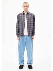 Armedangels Koszula "Paanao" w kolorze antracytowo-szarym rozmiar: XL. Czarne koszule armedangels, xl, bez wzorów, z bawełny, bez kołnierzyka, bez ramiączek. Za 157.73 zł.