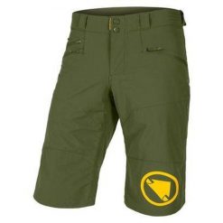 Spodenki rowerowe męskie Endura Singletrack II Short. Zielone spodenki rowerowe ENDURA, m, bez wzorów, rowerowe. Za 279.99 zł.