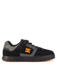 DC Sneakersy PURE WNT ADYS300151-XSKN Czarny. Czarne buty sportowe casual DC, bez wzorów, ze skóry, bez zapięcia. Za 369.99 zł.