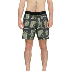 Spodenki kąpielowe męskie Volcom FA Tetsunori 17'. Czarne kąpielówki Volcom, m, bez wzorów, z bawełny. Za 267.50 zł.