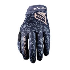 Rękawiczki XR-LITE - TATTOO BLACK/GOLD (czarno-złote) - M/9. Brązowe rękawiczki FIVE GLOVES, bez wzorów. Za 117.00 zł.