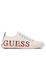 Guess Trampki New Winners Low FM6NWL FAB12 Biały. Białe trampki Guess, m, z aplikacjami, bez zapięcia. Za 219.99 zł.