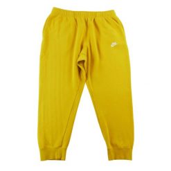 Second life - Spodnie dresowe męskie Club Fleece Joggers - Stan dobry. Żółte joggery i bojówki Nike, m, bez wzorów, z dresówki, klasyczne. Za 143.46 zł.