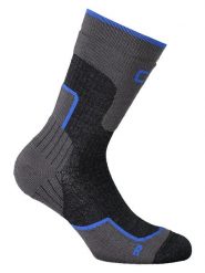 CMP Skarpety trekkingowe w kolorze niebiesko-szaro-czarnym rozmiar: 39/42. Czarne skarpety CMP, bez wzorów, z wełny. Za 61.31 zł.