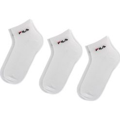 Zestaw 3 par niskich skarpet unisex FILA - Calza Quarter F1742 White 300. Skarpety Fila. Za 39.99 zł.