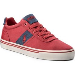 Tenisówki POLO RALPH LAUREN - Hanford 816688415005 Red. Czarne trampki marki Polo Ralph Lauren, z materiału. W wyprzedaży za 259.00 zł.