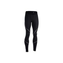 Legginsy do rugby R500. Czarne legginsy długie sportowe OFFLOAD, m, bez wzorów, z elastanu, na fitness i siłownię. Za 59.99 zł.