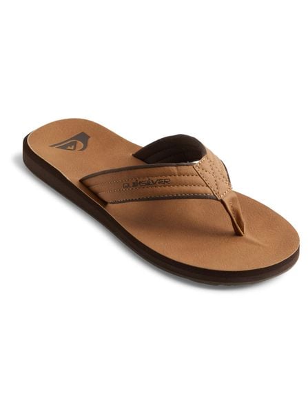 Sandały dla Mężczyzn CARVER NUBUCK Beżowy. Brązowe sandały Quiksilver, z dżerseju, bez zapięcia. Za 174.25 zł.