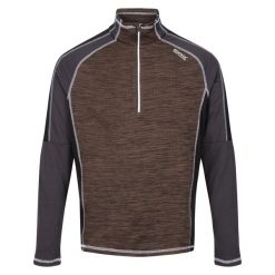 Męska Bluza Szybkoschnąca Z Suwakiem Hepley. Czarne bluzy Regatta, na zimę, m, bez wzorów, bez kaptura. Za 87.99 zł.