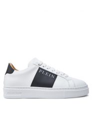 PHILIPP PLEIN Sneakersy AADS USC0657 PLE010N Biały. Białe buty sportowe casual Philipp Plein, bez wzorów, ze skóry, bez zapięcia. Za 1,017.00 zł.