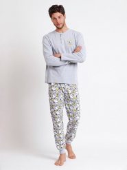 Peanuts Piżama w kolorze jasnoszarym rozmiar: XL. Szare piżamy Peanuts, xl, bez wzorów, bez ramiączek. Za 165.99 zł.