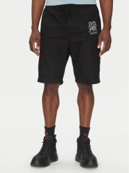 HUGO Szorty sportowe Garlio 50542795 Czarny Regular Fit. Czarne krótkie spodenki sportowe Hugo, m, bez wzorów, z bawełny. Za 409.99 zł.