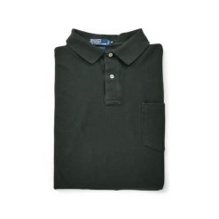 Second life - Krótki rękaw męskie polo czarne - Stan bardzo dobry. Czarne koszulki polo RALPH LAUREN, m, bez wzorów, bez kołnierzyka, bez ramiączek, na golfa. Za 114.17 zł.