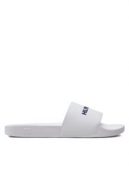 Tommy Hilfiger Klapki Hilfiger 85 Pool Slide FM0FM05021 Biały. Białe klapki Tommy Hilfiger, ze skóry. Za 149.99 zł.