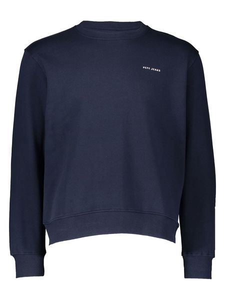 Pepe Jeans Bluza w kolorze granatowym rozmiar: XL. Niebieskie bluzy Pepe Jeans, xl, bez wzorów, z bawełny, bez kaptura. Za 131.43 zł.