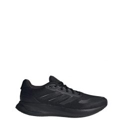 Buty Runfalcon 5 Running. Czarne buty do biegania Adidas, bez wzorów, bez zapięcia, do biegania. Za 219.00 zł.