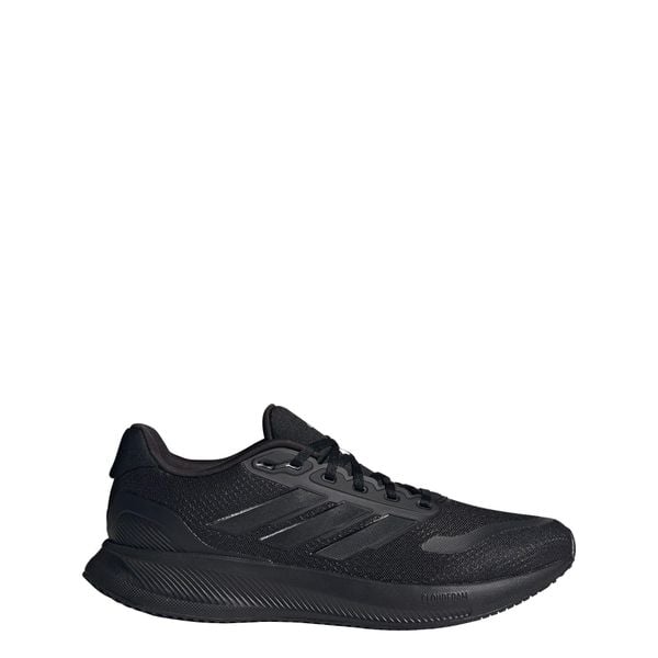 Buty Runfalcon 5 Running. Czarne buty do biegania Adidas, bez wzorów, bez zapięcia, do biegania. Za 211.99 zł.