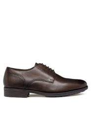 Geox Półbuty U Walk Pleasure F U46H8A 00039 C6009 Brązowy. Brązowe eleganckie półbuty Geox, bez wzorów, ze skóry, bez obcasa, bez zapięcia. Za 539.99 zł.