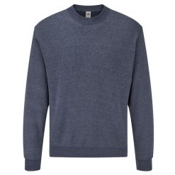 Bluza Rozpinana Dla Dorosłych Unisex Classic Heather. Niebieskie bluzy Fruit of the Loom, m, bez wzorów, bez kaptura. Za 96.99 zł.