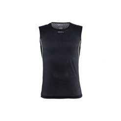 Tank top Craft cool mesh superlight. Czarne bezrękawniki Craft, m, bez wzorów, z meshu, bez kołnierzyka, bez ramiączek. Za 209.50 zł.