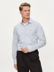 Tommy Hilfiger Koszula Circle MW0MW34649 Błękitny Slim Fit. Niebieskie koszule Tommy Hilfiger, m, bez wzorów, z bawełny, bez kołnierzyka, bez ramiączek. Za 209.99 zł.