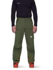 Mammut Spodnie narciarskie "Stoney HS" w kolorze khaki rozmiar: 52. Brązowe spodnie narciarskie i snowboardowe Mammut, m, bez wzorów, z syntetyku, narciarskie. Za 1,284.95 zł.