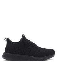 Sprandi Sneakersy MP07-GVA1B Czarny. Czarne buty sportowe casual Sprandi, bez wzorów, z materiału, bez zapięcia. Za 199.99 zł.