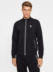 EA7 Emporio Armani Bluza 8NPM19 PJ4EZ 1200 Czarny Regular Fit. Czarne bluzy EA7 Emporio Armani, m, bez wzorów, z syntetyku, bez kaptura. Za 359.99 zł.