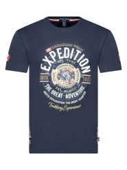 Canadian Peak Koszulka "Jaldemareak" w kolorze granatowym rozmiar: 3XL. Niebieskie bezrękawniki Canadian Peak, xl, bez wzorów, z bawełny, bez kołnierzyka, bez ramiączek. Za 64.45 zł.