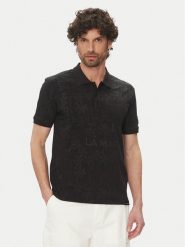 La Martina Polo Allen MAP010 JS402 Czarny Regular Fit. Czarne koszulki polo La Martina, l, bez wzorów, z bawełny, bez kołnierzyka, bez ramiączek. Za 419.99 zł.