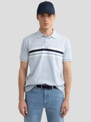 Koszulka męska polo błękitna Poloer 400. Niebieskie koszulki polo BIG STAR, l, z aplikacjami, z dzianiny, bez kołnierzyka, bez ramiączek. W wyprzedaży za 119.99 zł.