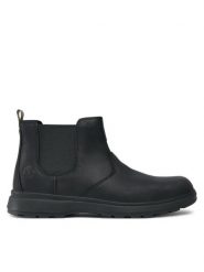 Timberland Sztyblety Atwells Ave Chelsea TB0A5R9M0151 Czarny. Czarne botki sznurowane Timberland, bez wzorów, ze skóry, bez obcasa, bez zapięcia. Za 549.99 zł.