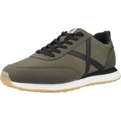 Buty MUNICH RUSH 05 Zielony. Brązowe buty turystyczne munich, bez wzorów, z materiału, bez zapięcia, na fitness i siłownię. Za 359.60 zł.
