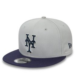 Czapka z daszkiem New Era. Szare czapki z daszkiem New Era, bez wzorów. Za 149.99 zł.