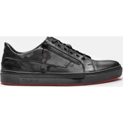 Czarne sneakersy męskie. Buty sportowe casual marki Kazar. Za 449.00 zł.