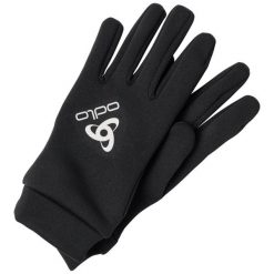 Rękawiczki zimowe multifunkcyjne dla dorosłych Odlo STRETCHFLEECE LINER E. Czarne rękawiczki ODLO, na zimę, bez wzorów. Za 139.99 zł.