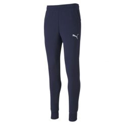Spodnie Puma teamGOAL 23 Casuals Pants. Niebieskie spodnie materiałowe Puma, na co dzień, xl, bez wzorów, sportowe. Za 119.00 zł.