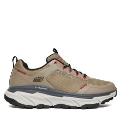 Trekkingi Skechers. Szare trekkingi Skechers, bez wzorów, bez zapięcia. Za 379.99 zł.