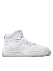 Iceberg Sneakersy Clock IU1720 Biały. Białe buty sportowe casual ICEBERG, bez wzorów, ze skóry, bez zapięcia. Za 919.99 zł.