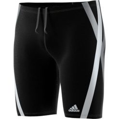 Kąpielówki w kolorze czarno-srebrnym. Kąpielówki adidas Swim. W wyprzedaży za 107.95 zł.