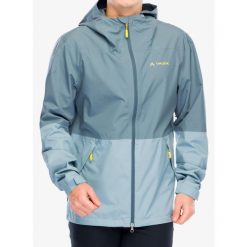 Kurtka przeciwdeszczowa męska Vaude Neyland 2.5L Jacket. Szare kurtki Vaude, l, bez wzorów, bez kaptura. Za 508.99 zł.