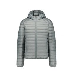 Kurtka puchowa z kapturem JOTT Nico. Szare kurtki Jott, na zimę, m, bez wzorów, z puchu, z kapturem. W wyprzedaży za 695.50 zł.